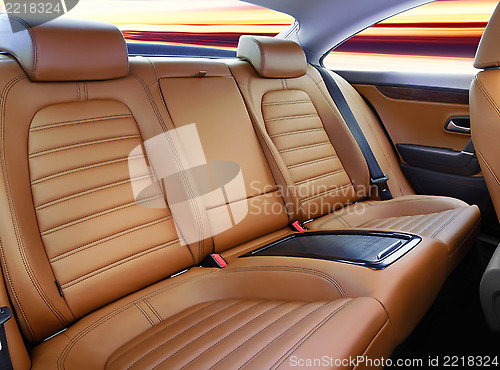 Image of back passenger seats