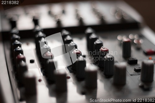 Image of condenser microphone isolated on a white background