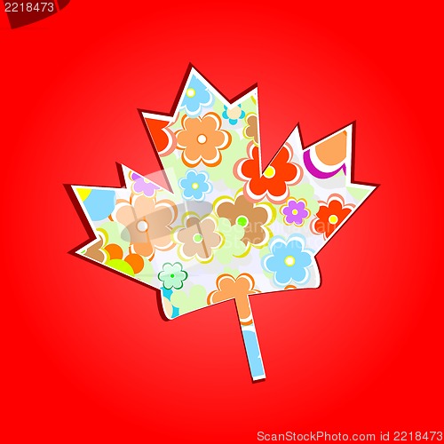 Image of Canada Maple Leaf Background