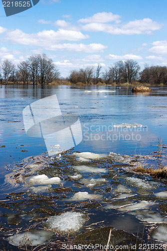Image of End of the ice drift on the river