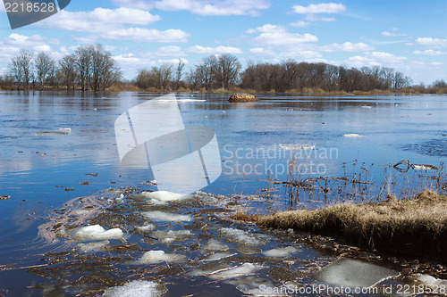 Image of Last ice floating on the river