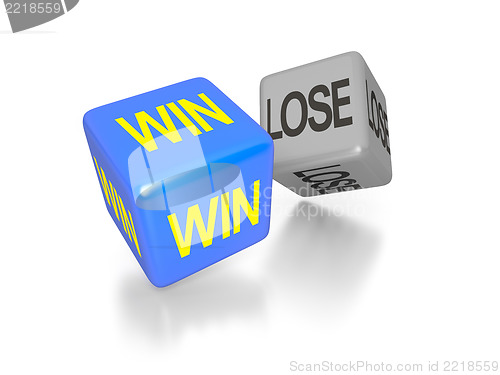 Image of win and lose dice