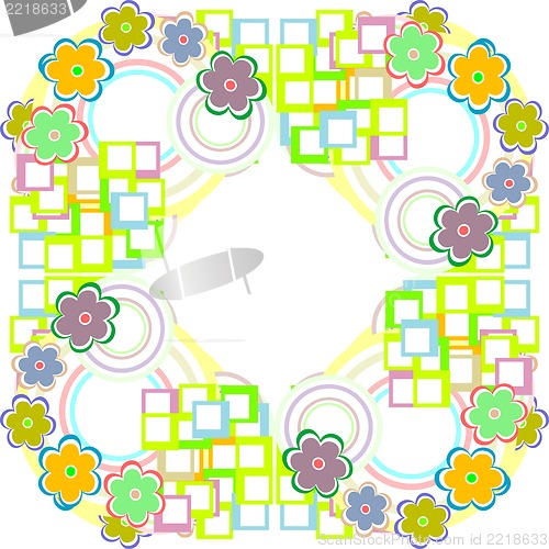 Image of Floral seamless pattern. Flower Garden