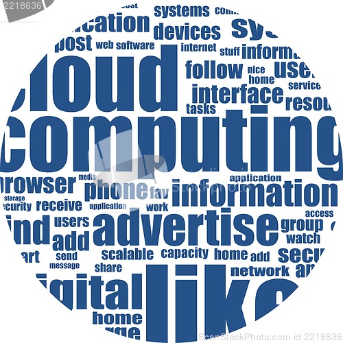 Image of cloud computing