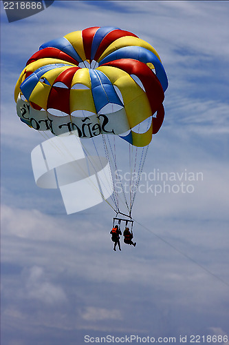 Image of parachute and sky mexico  