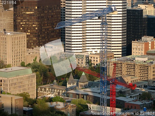 Image of Construction site in the downtown