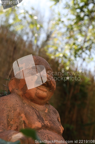 Image of Smiling Buddha statue