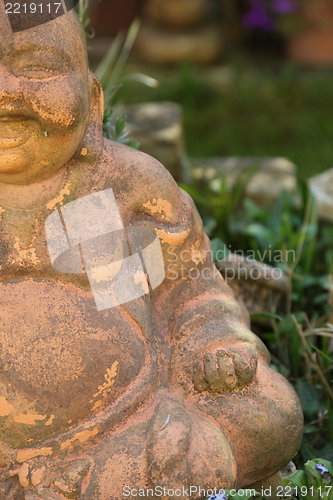 Image of Smiling Buddha figurine