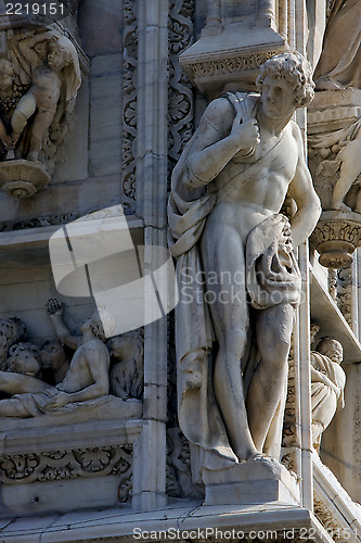 Image of duomo  church in milan italy