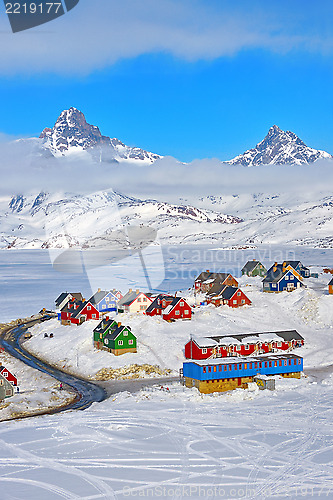 Image of Tasiilaq  in winter time