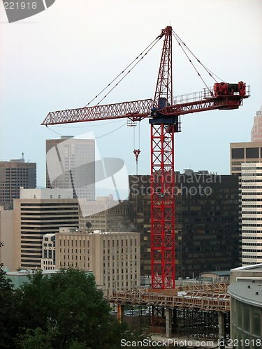 Image of Construction works in the downtown