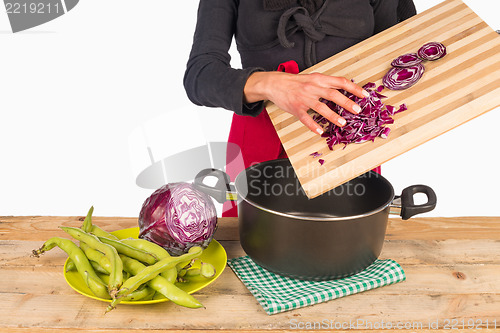 Image of Cooking with red cabbage