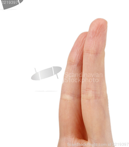 Image of Hand isolated on white