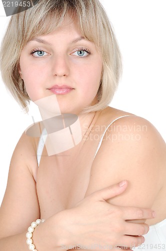 Image of beautiful young blond woman