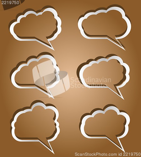 Image of Speech bubbles set