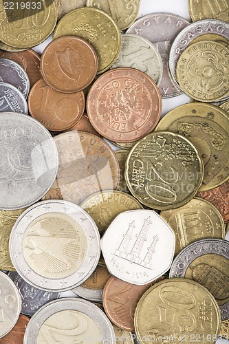 Image of assorted coins from different countries