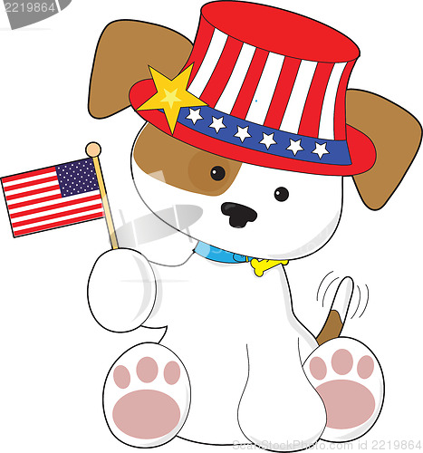 Image of Puppy Patriotic