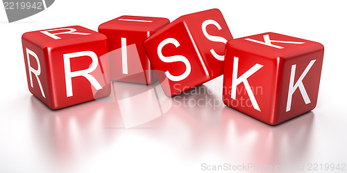 Image of red risk dice