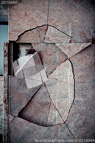 Image of  abstract broken  