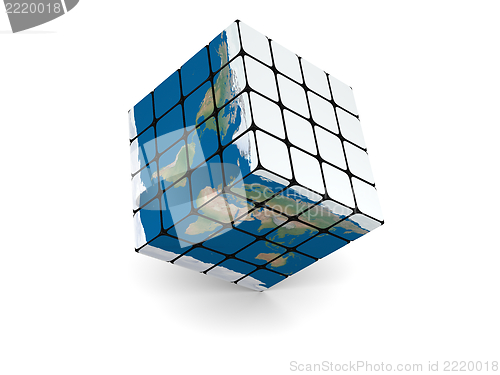 Image of Earth cube