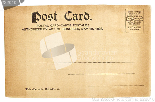 Image of Old greeting postcard from United States