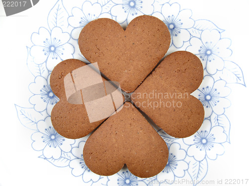 Image of Heart shaped Valentine cookies