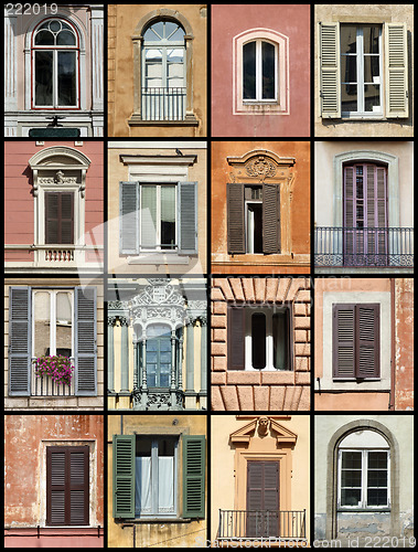Image of Old windows collage