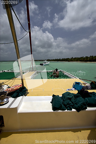 Image of towel tropical lagoon  