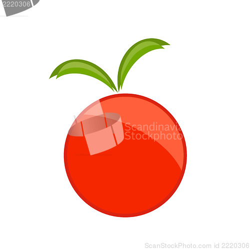 Image of Red apple symbol