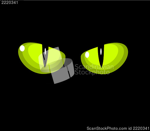 Image of Green cat eyes