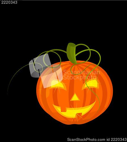 Image of Scary pumpkin latern