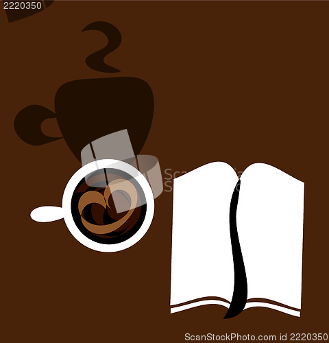 Image of coffee and notebook