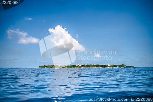 Image of Tropical island on the Indian Ocean, Maldives