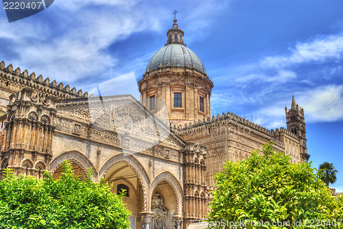 Image of Palermo Cathedral in hdr