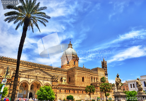 Image of Palermo Cathedral in hdr
