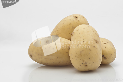 Image of New potatoes isolated 