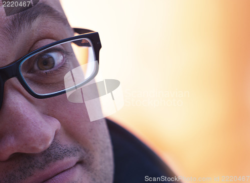 Image of business man with glasses
