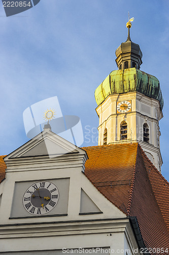 Image of Church with evening sun