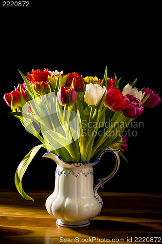 Image of Bouquet of Flowers in Vase