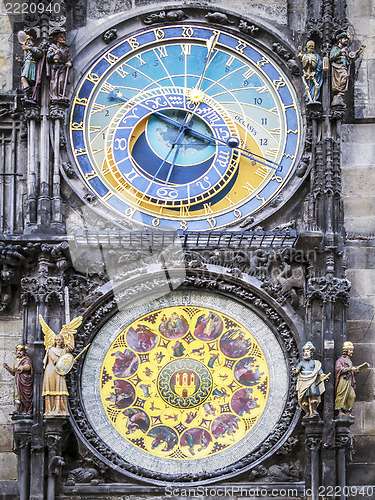 Image of Clock of cityhall Prague