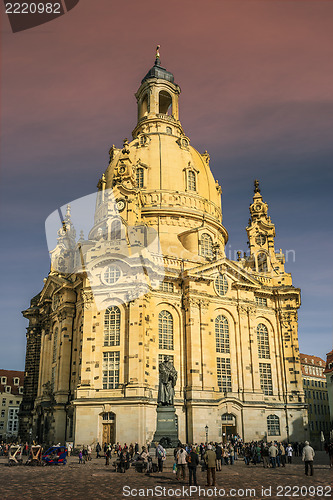 Image of Church "Frauenkirche" Dresden Germany