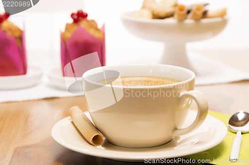 Image of Coffee with muffins