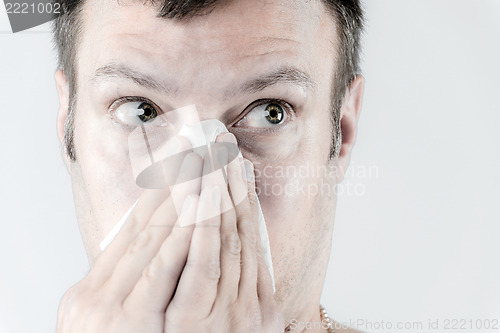 Image of Man with flu