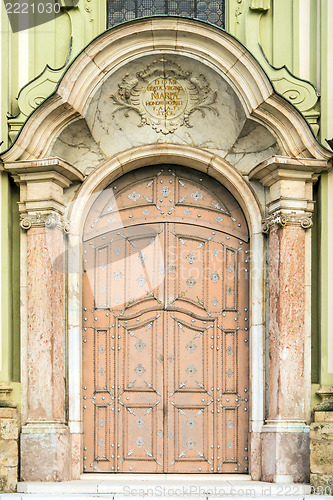 Image of Entrance of church