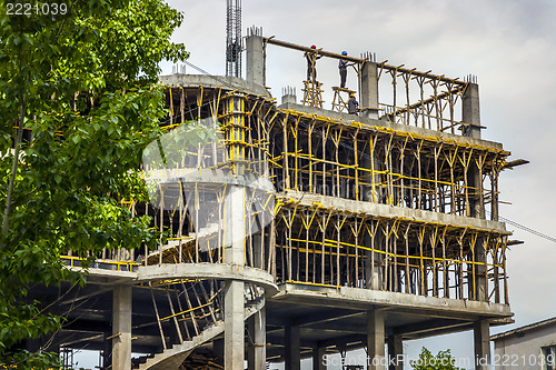 Image of Building worker in Ulan Bator Asia