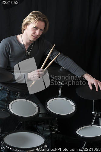 Image of Man with his drums