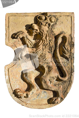 Image of Coat clay with Bavarian lion
