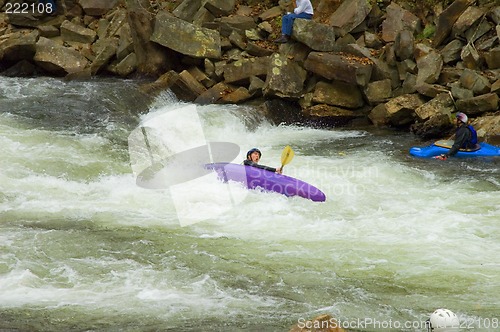 Image of kyaker in river