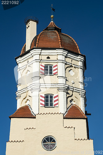 Image of Tower of a city gate in a Bavarian town