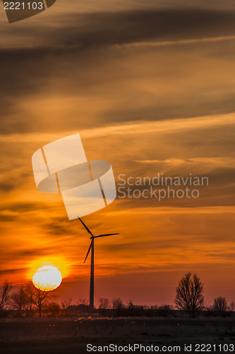 Image of Windmill in the evening